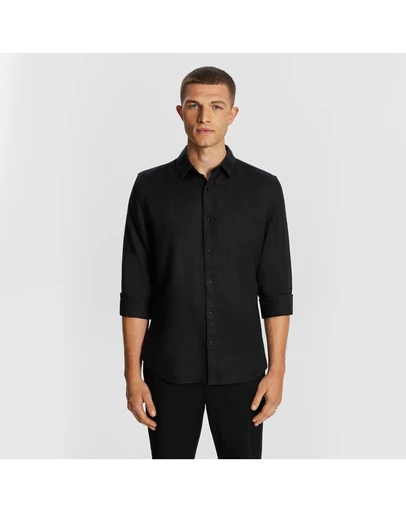 yd. - West Hampton Pure Linen Shirt