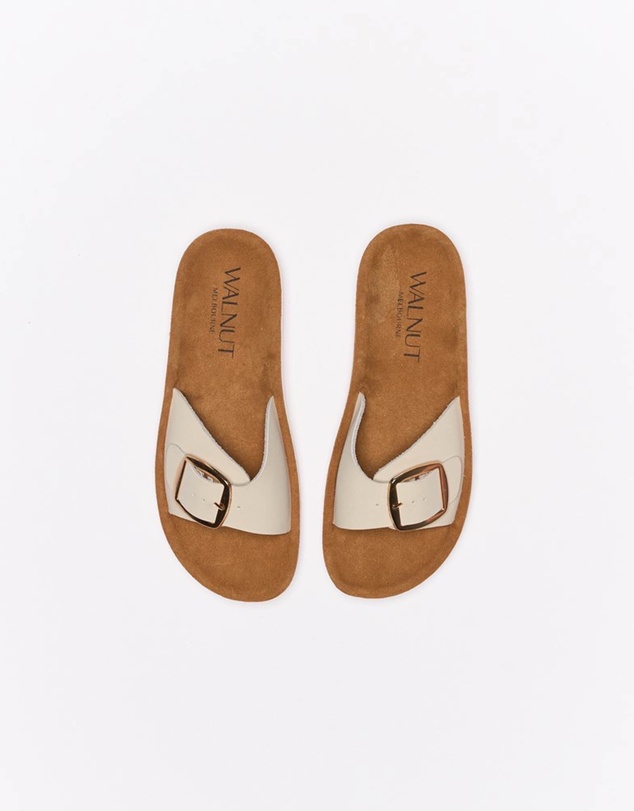 Walnut Melbourne - Selena Leather Slide