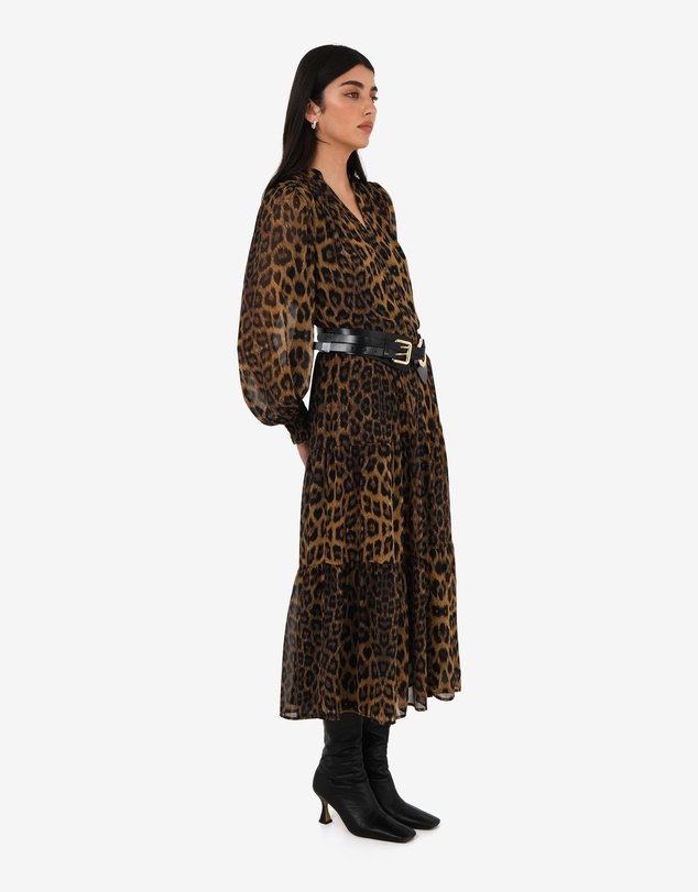 Forcast - Shakira V-Neck Button Dress