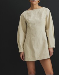AERE - Silas Cotton Twill Mini Dress