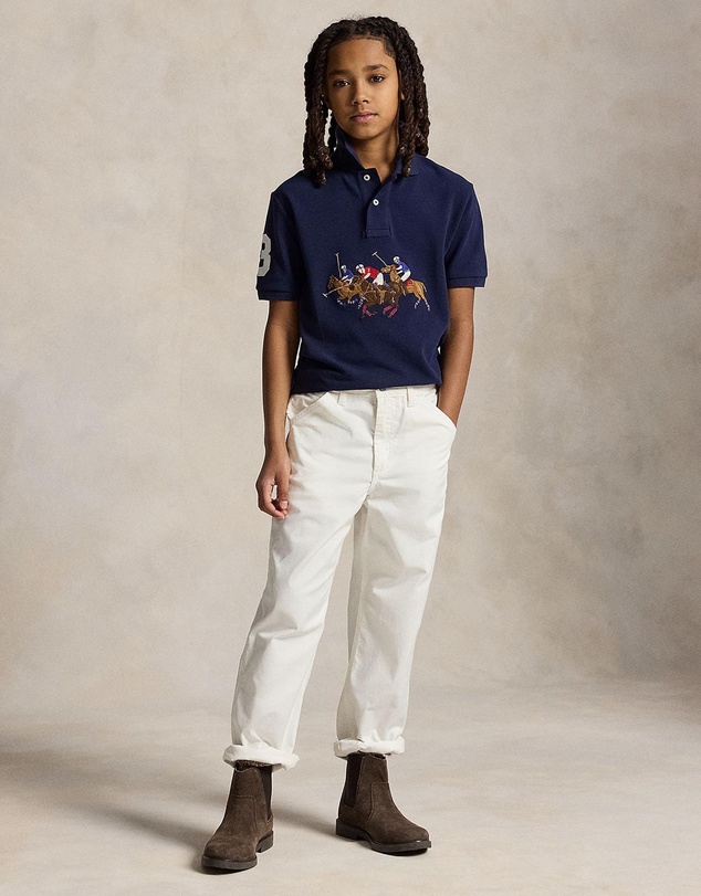 Polo Ralph Lauren - Triple-Pony Cotton Polo Shirt - Teens