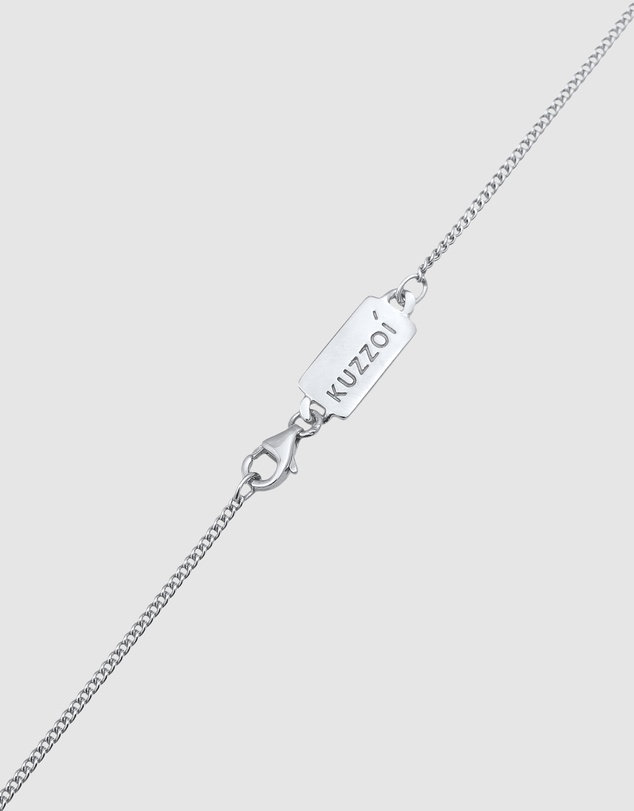 Kuzzoi - ICONIC EXCLUSIVE - Long Necklace with Cross Pendant in 925 Sterling Silver