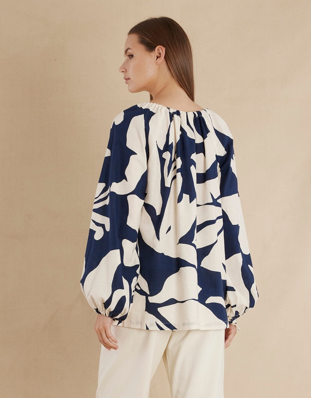 Amelius - Zaffira Linen Tunic Blouse