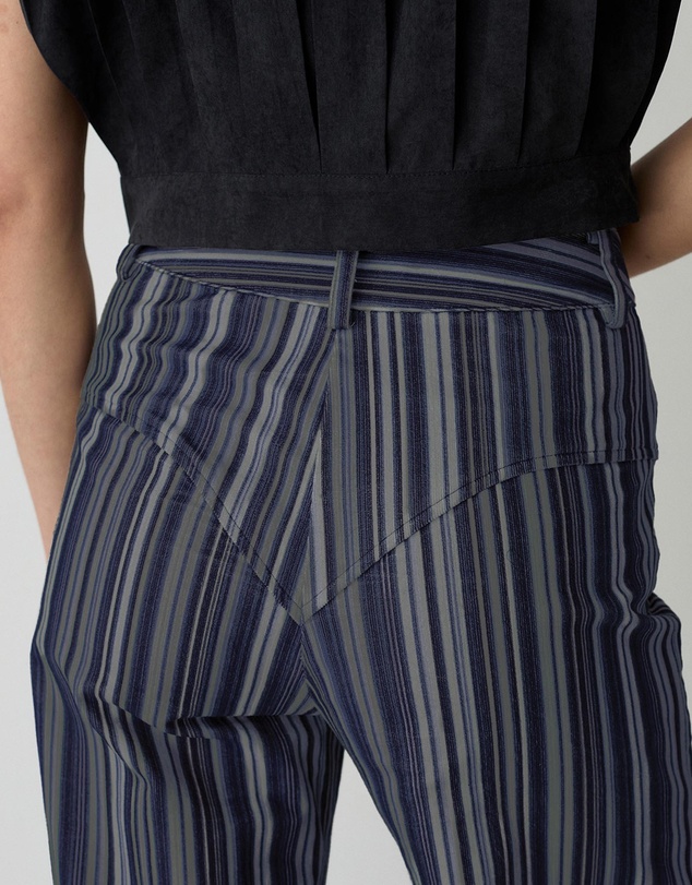 Laagam - Holly Corduroy Striped Pants