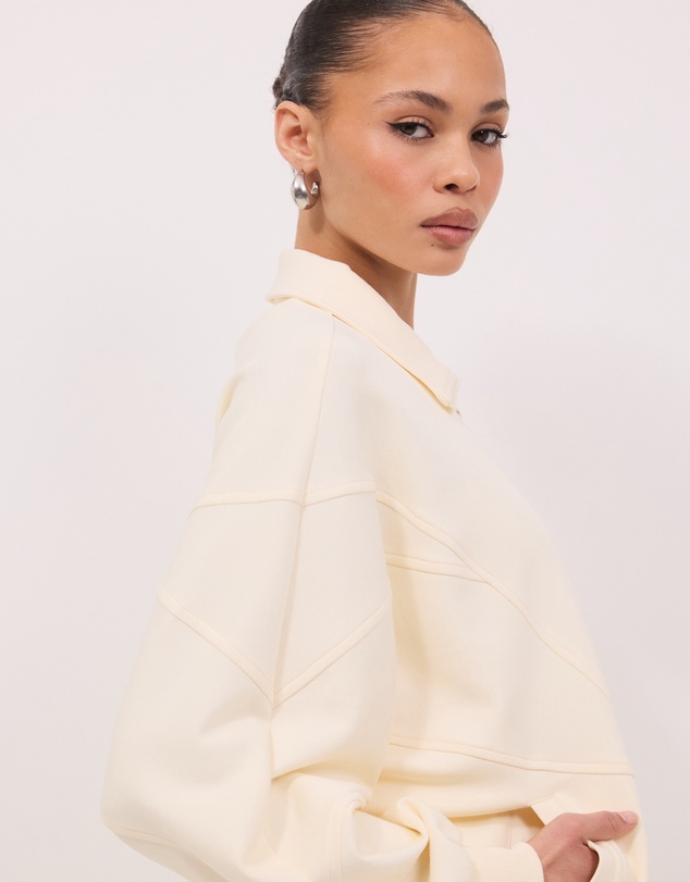Calli - Rowan Zip Through Oversized Sweatshirt