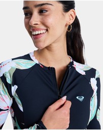 Roxy - Womens Lycra Zip Long Sleeve Rash Vest