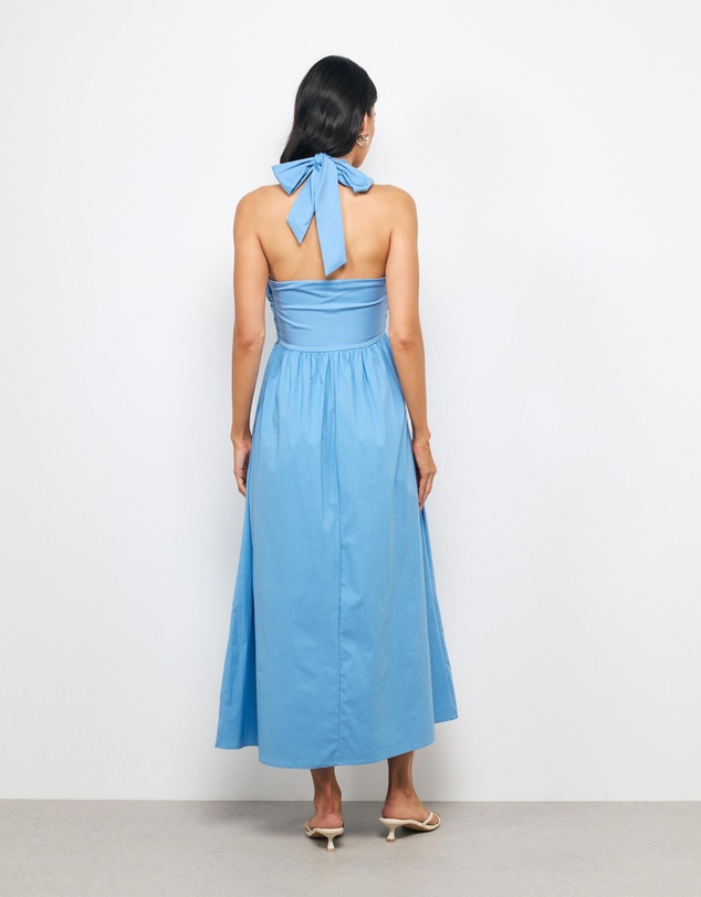AERE - Ziva Halter Midi Dress