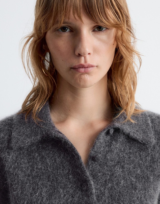 & Other Stories - Brushed Knit Polo T-Shirt