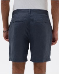 AERE - Tailored Linen Shorts
