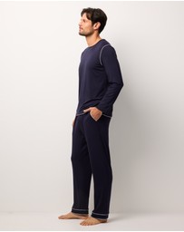 Wanderluxe Sleepwear - Nox TENCEL Modal Long Top & Long Pants