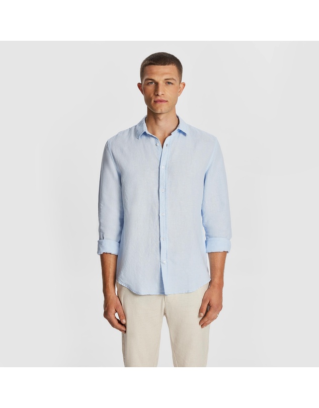 yd. - West Hampton Pure Linen Shirt