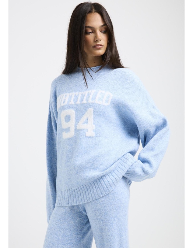 Subtitled - Kim Knit Oversized Crew Neck Jumper