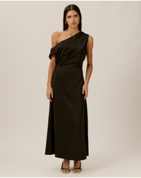 Tussah - Samara Asym Satin Midi Dress