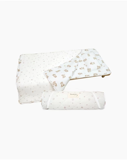 Living Textiles - Deluxe Nap Mat - Cuddly Bear