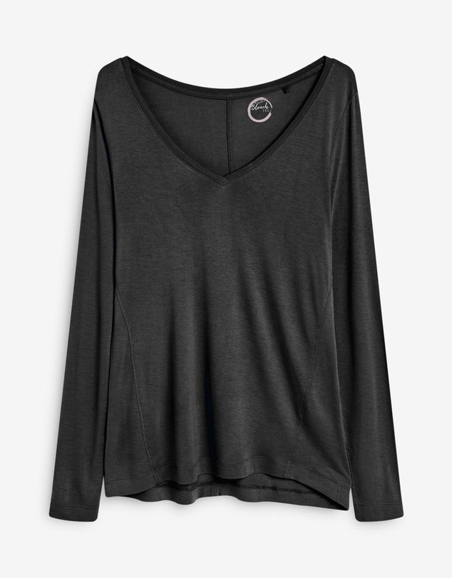 NEXT - Slouch V-Neck Long Sleeve T-Shirt