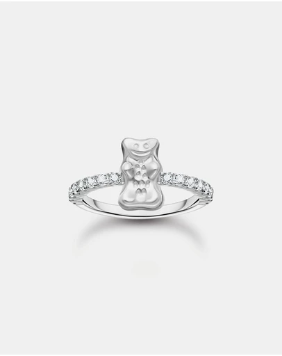 THOMAS SABO - THOMAS SABO Ring with Silver HARIBO goldbear and zirconia