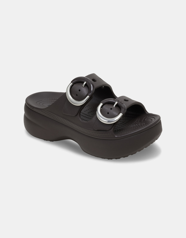 Crocs - Sat Platform Dipped Buckle Sandals - Women's