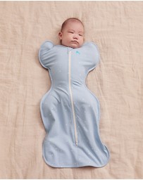 Love to Dream - Swaddle Up™ 1.0 TOG Cotton Powder Blue Twinkle