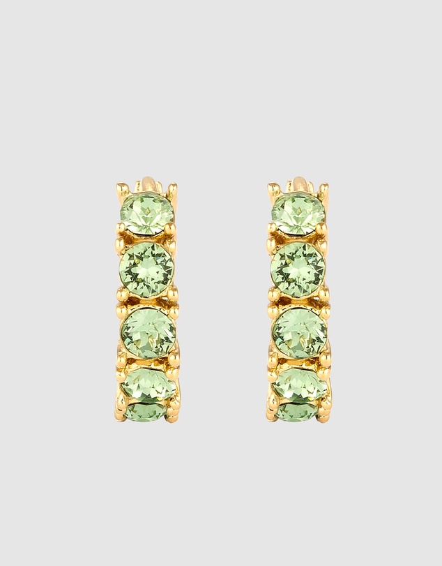 Elli Jewelry - Hoop Earrings in Gold-Plated 925 Silver