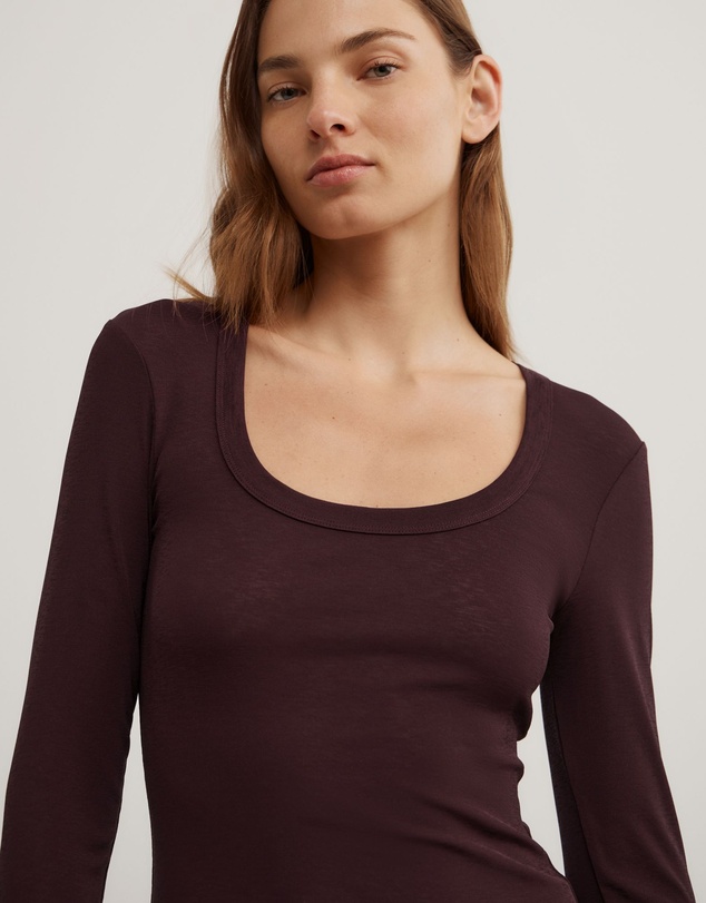 Witchery - Scoop Neck Long Sleeve Top