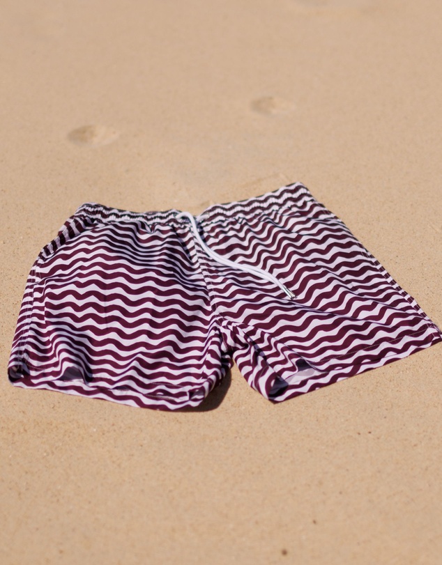 Swim Shady - Maroon Tide Swim Shorts