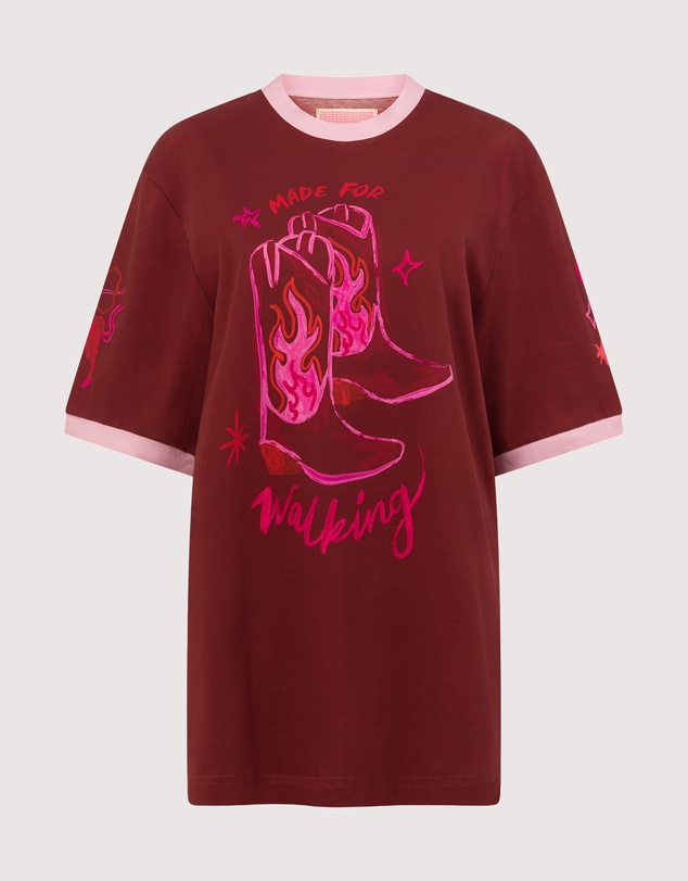 The Somewhere Co - Sagittarius Astrology Oversized Tee