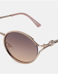 ALDO - Clubsunnies Metal Oval Sunglasses