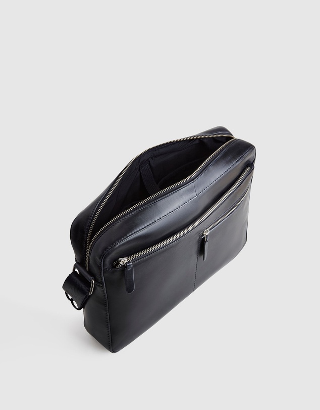 Evity - Ezra Leather EW Zip Satchel