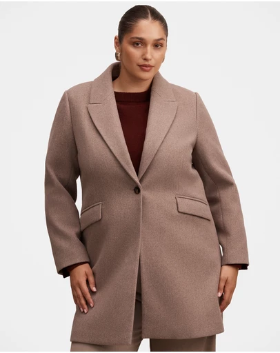 Forever New Curve - Brianna Curve Coatigan