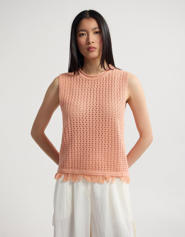 Oxford - Lily Knitted Fringe Tank