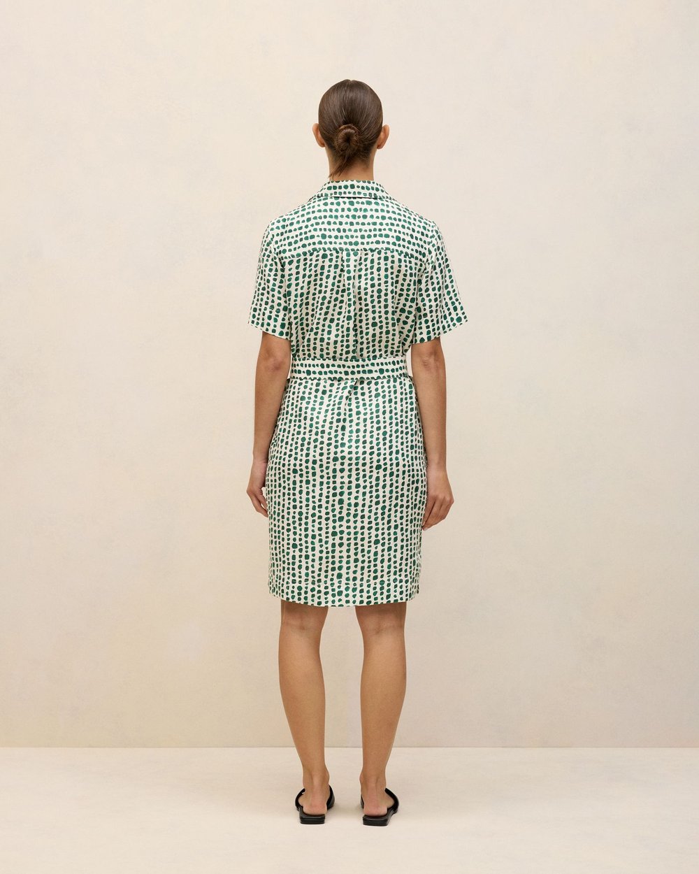 green emerald velvet dress MORANA DRESS