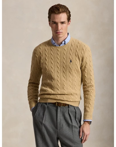 Polo Ralph Lauren - Cable-Knit Wool-Cashmere Sweater