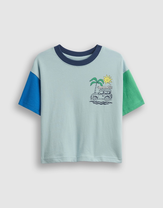 GAP - Surf GR Boxy Tee - Babies-Kids