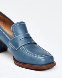 bul - Helmi Loafer Heel Blue