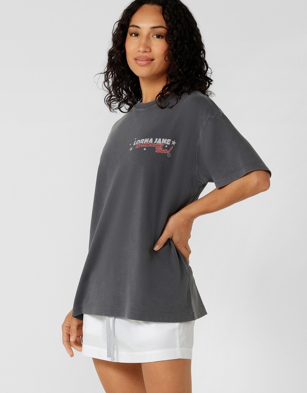Lorna Jane - World Tour Washed Boyfriend T-Shirt