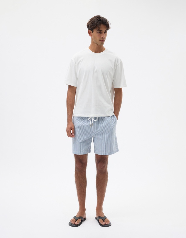 AERE - Striped Relaxed Shorts