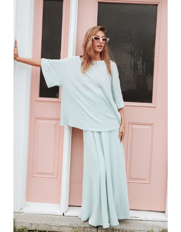 Petal & Pup - Rebecca Textured Skirt Set - Green