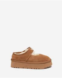 Ozwear Connection Uggs - Ugg Mary Jane Emb Logo Platform