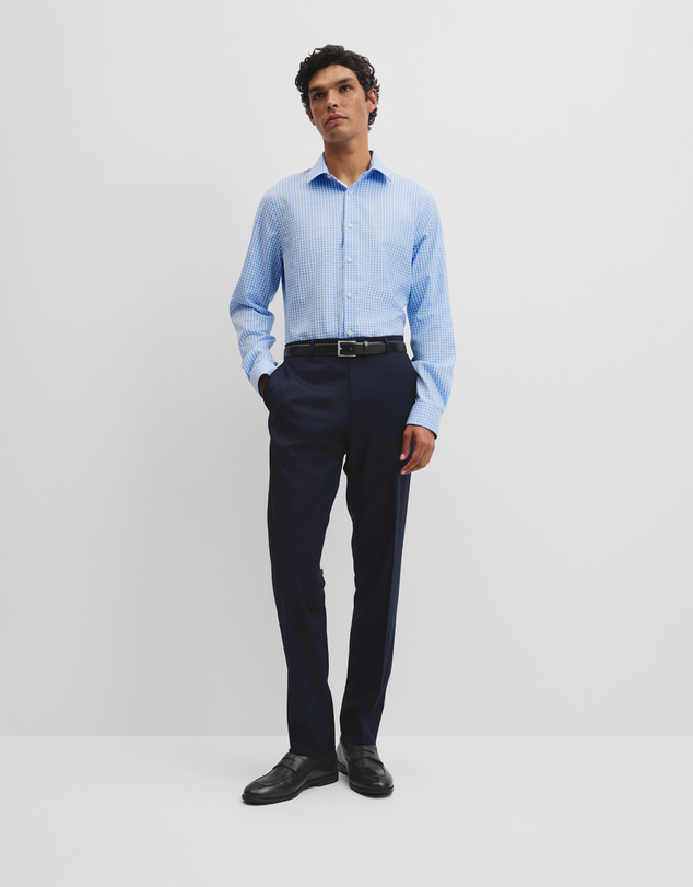 Country Road - Slim Fit Gingham Travel Shirt