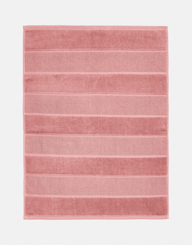 Linen House - Velour Stripe Bath Mat