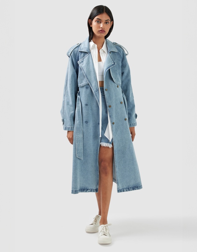 Belle & Bloom - Wild Skies Denim Trench