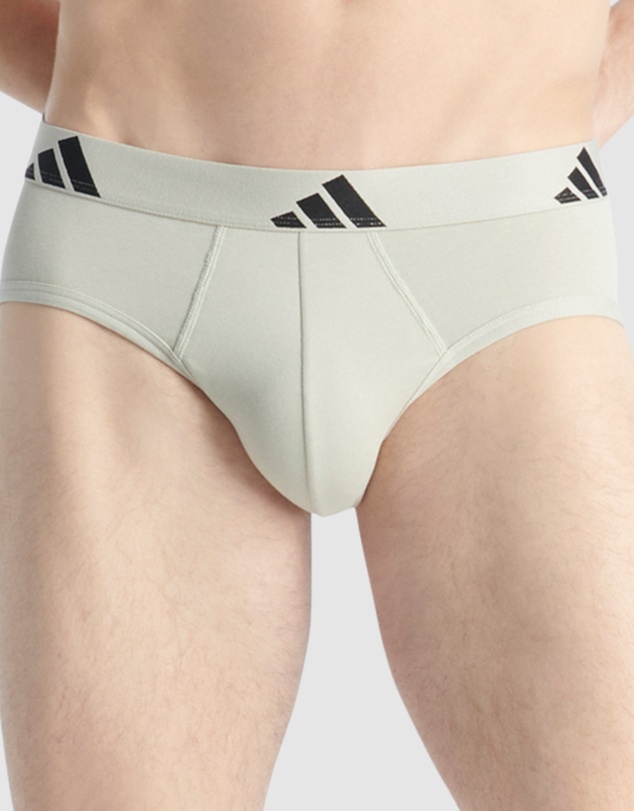 adidas Sportswear - 3 Pack Active Flex Cotton Brief Underwear