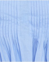 Petal & Pup - Cagnes Strapless Peplum Top - Blue