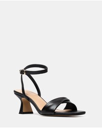 Wittner - Martina Leather Flared Heels