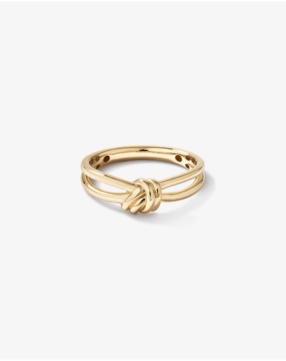 Michael Hill - Knot Split Band Ring in 10kt Yellow Gold