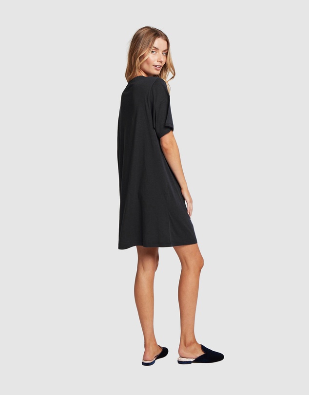 Homebodii - Homebodii Oversized Tencel Womens Sleep T-shirt