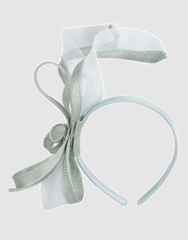 Max Alexander - Small Light Blue Sinamay Loops Fascinator