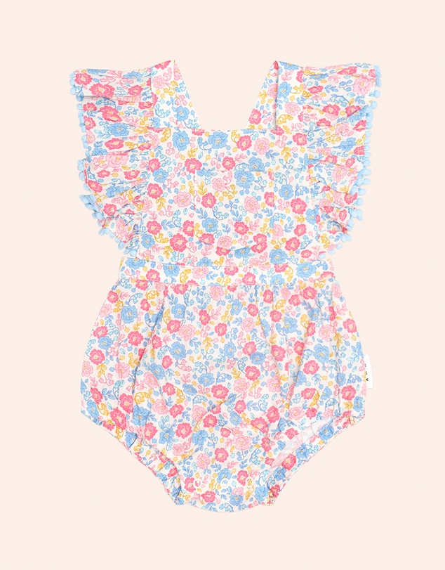 Huxbaby - Vintage Floral Playsuit - Babies