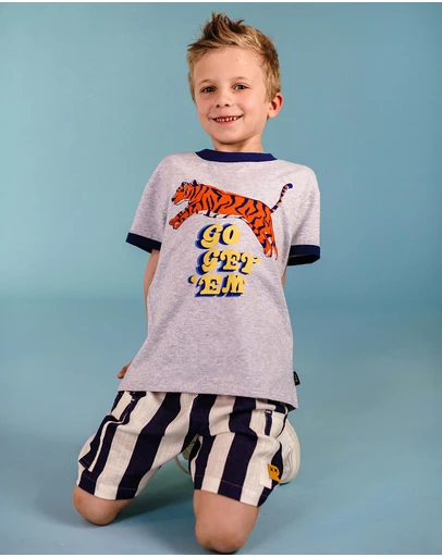 Rock Your Kid - Retro Ringer Tee - Kids