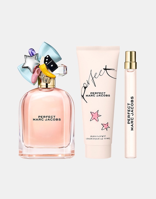 Marc Jacobs - Perfect Eau De Parfum For Women Body Lotion Trio Gift Set